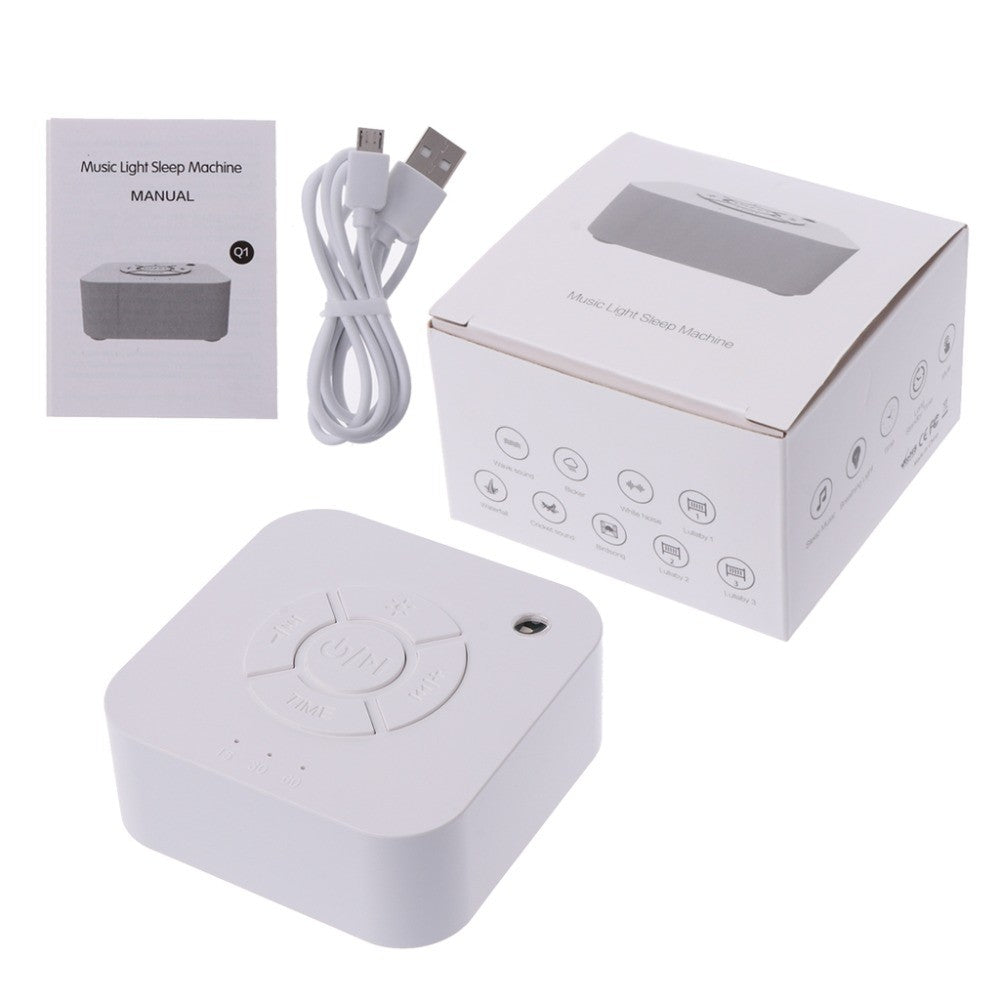Máquina de Ruido Blanco Portátil y sonidos relajantes para Bebés.
